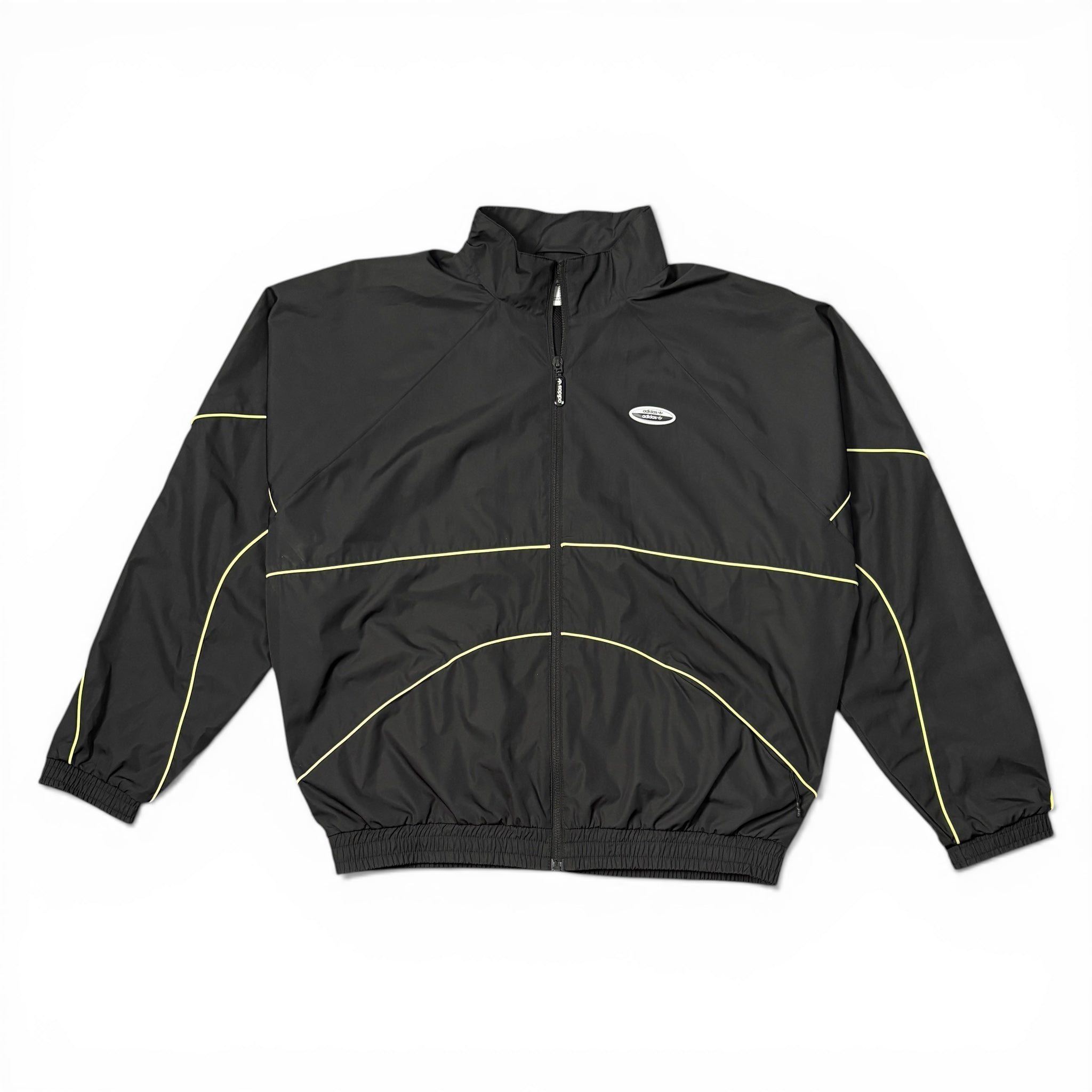 adidas Originals Vintage Track Jacket – Black & Yellow (Archive