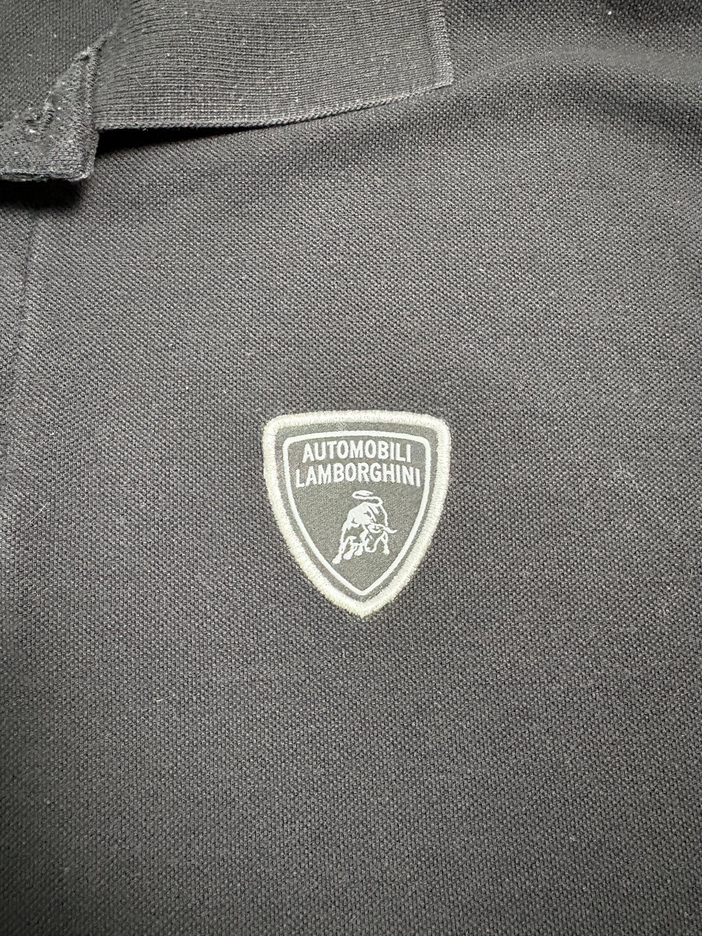 Lamborghini Polo Shirt – schwarz – M