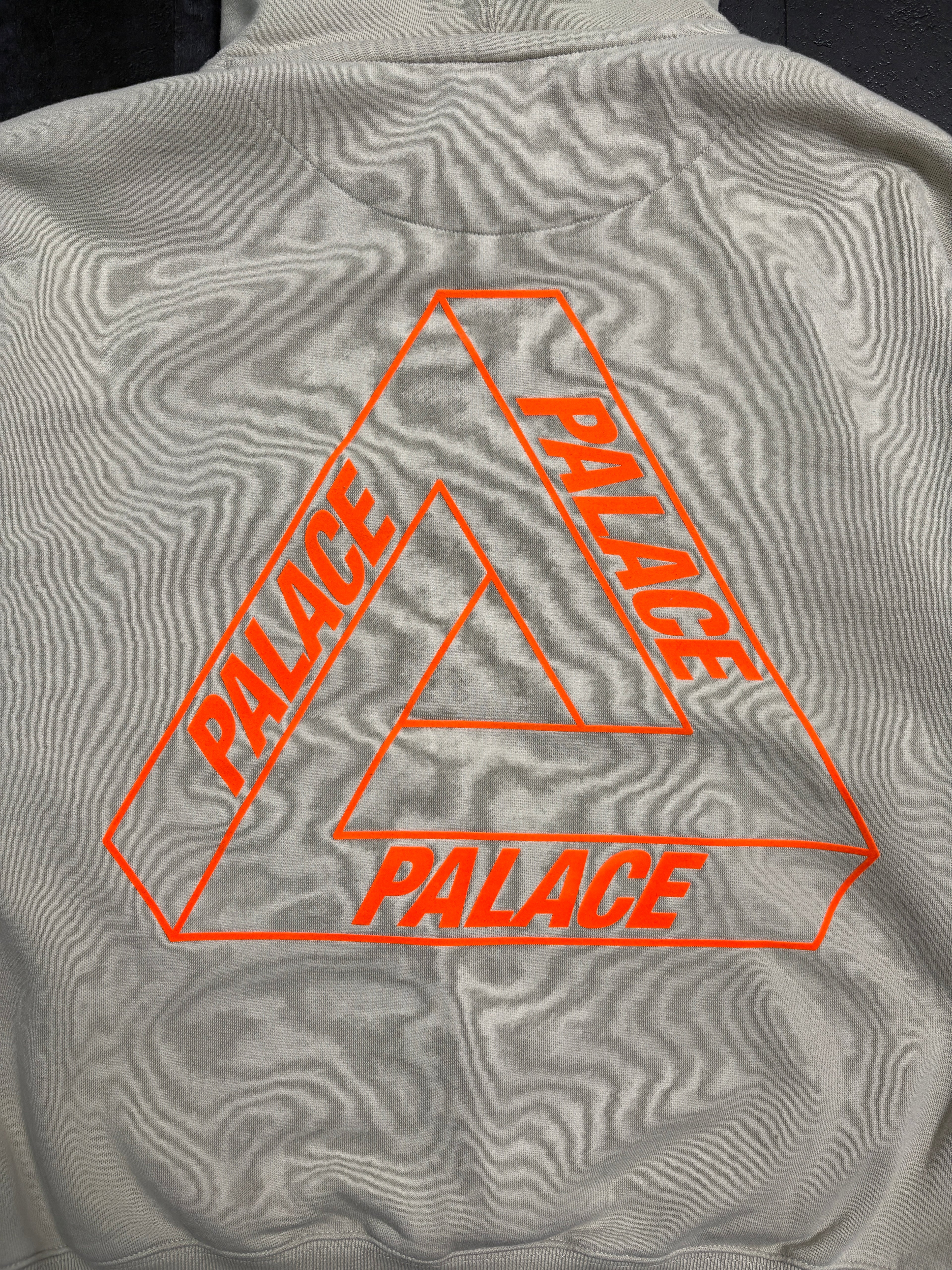 Palace Tri-Ferg Hoodie – creme/orange – M
