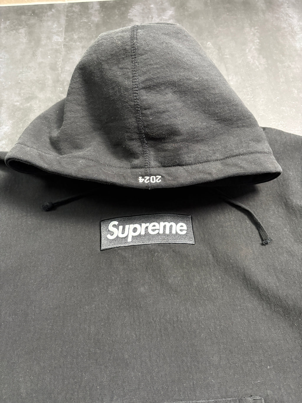 Supreme Box Logo Hoodie (HW24) Schwarz
