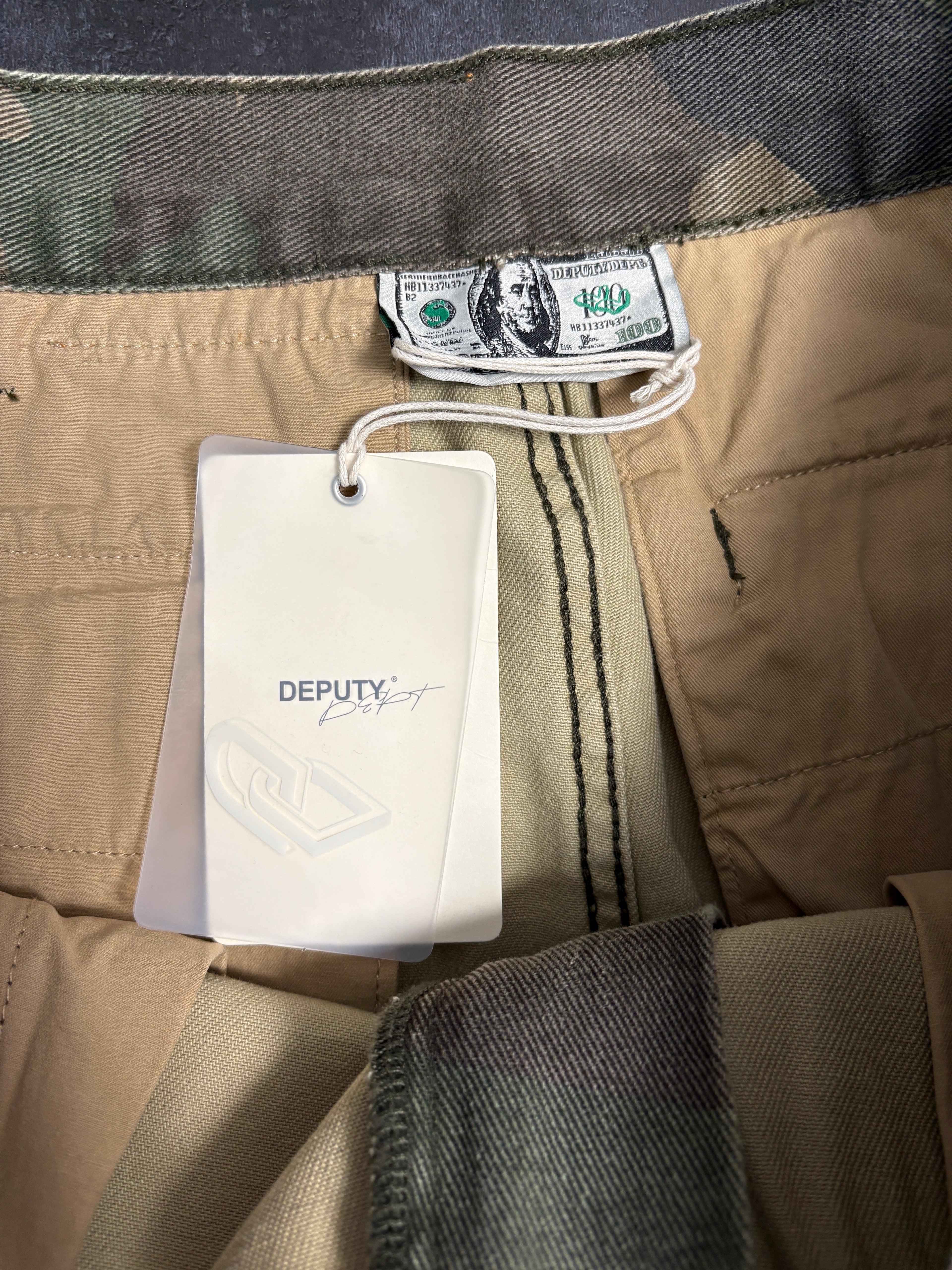 Deputy Dept Camo Cargo Pants – S