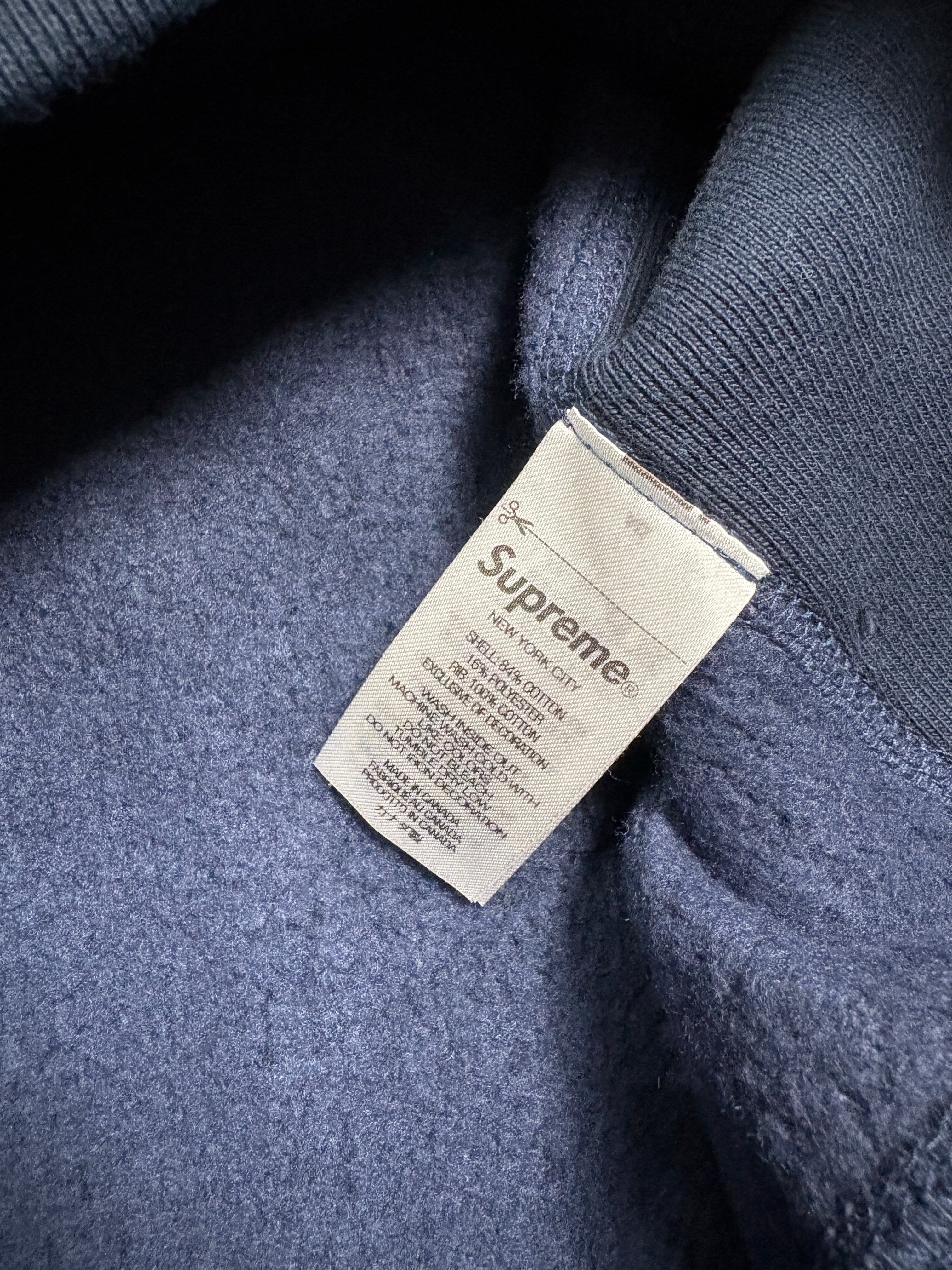 Supreme Box Logo Hoodie - M - Marineblau