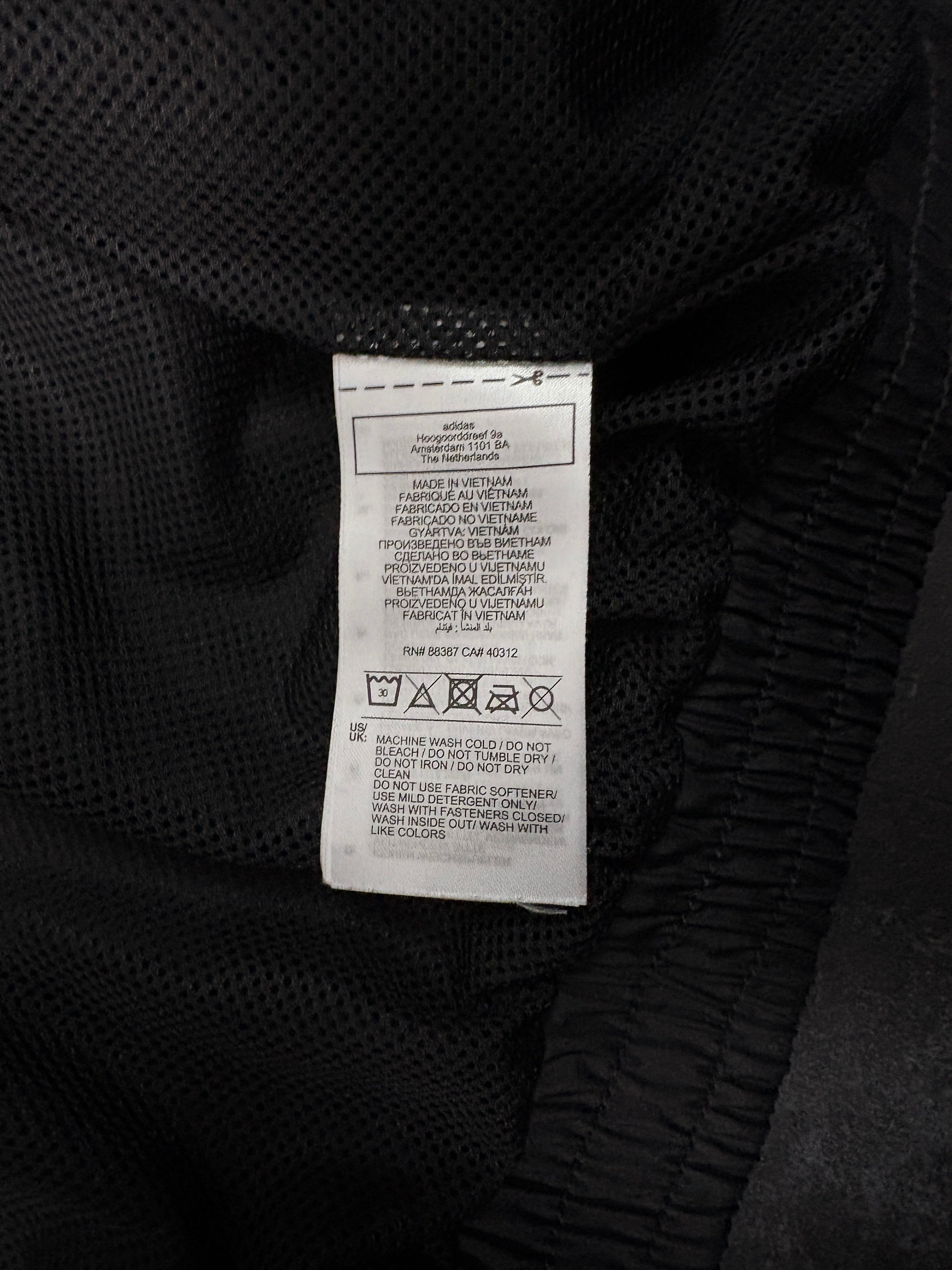 adidas Originals Vintage Track Jacket – Black & Yellow (Archive Tech Look) – Gr. M