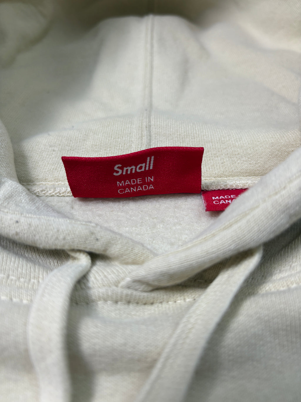 Supreme AOI Stacked Hoodie – 'Natural' – Premium Embroidery – Gr. M