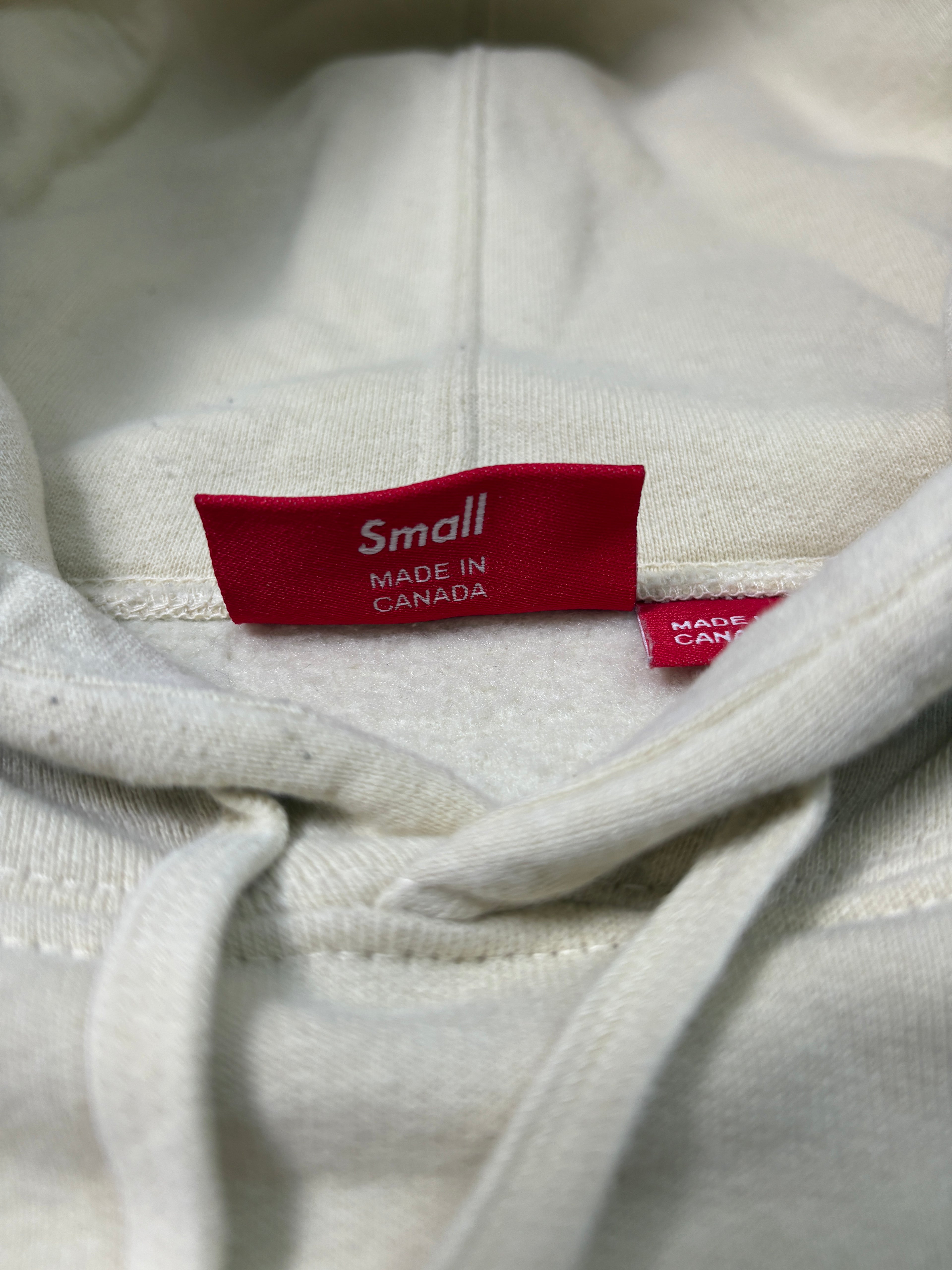 Supreme AOI Stacked Hoodie – 'Natural' – Premium Embroidery – Gr. M