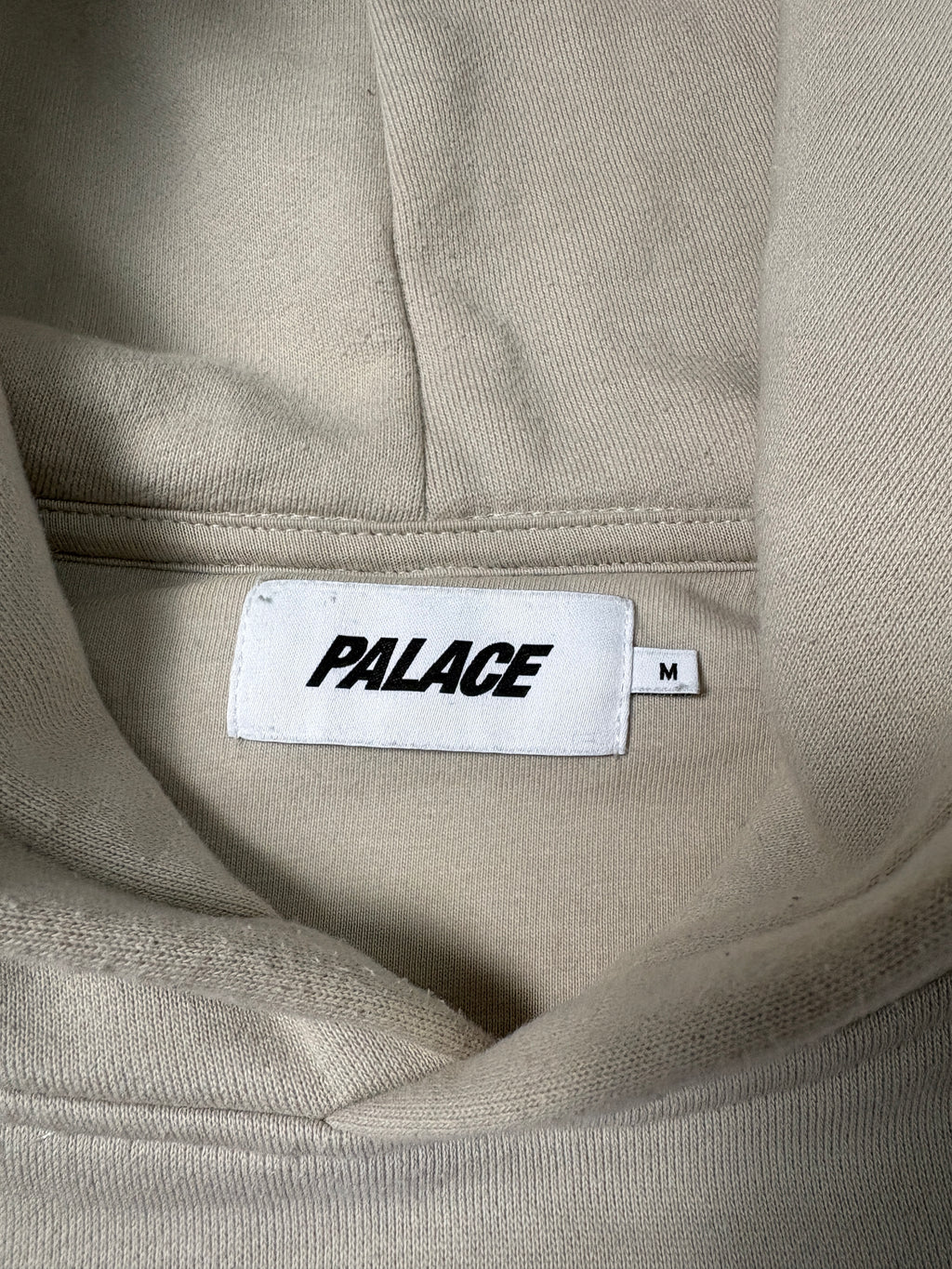 Palace Skateboards Tri-Ferg Hoodie – Cream & Orange – Iconic Logo – Gr. M