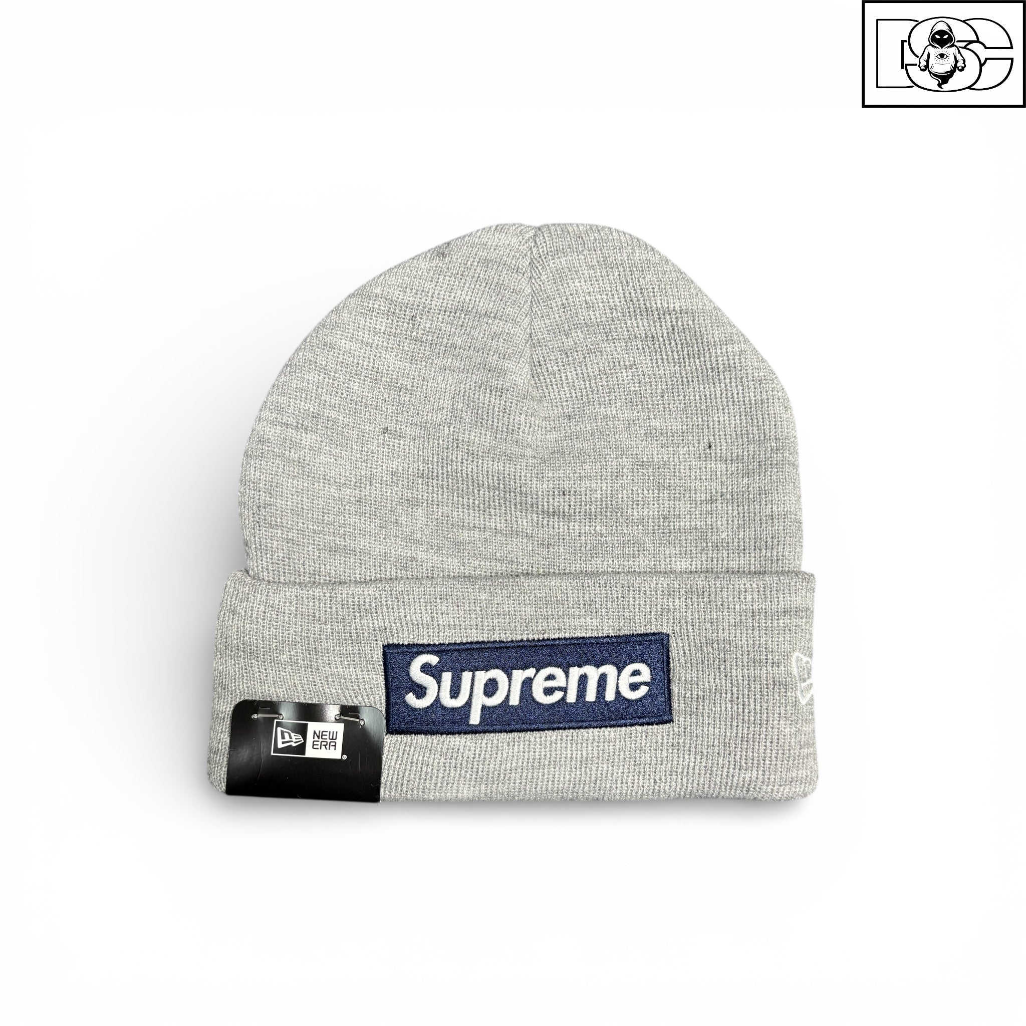 Supreme New Era Box Logo Mütze (FW25) Grau