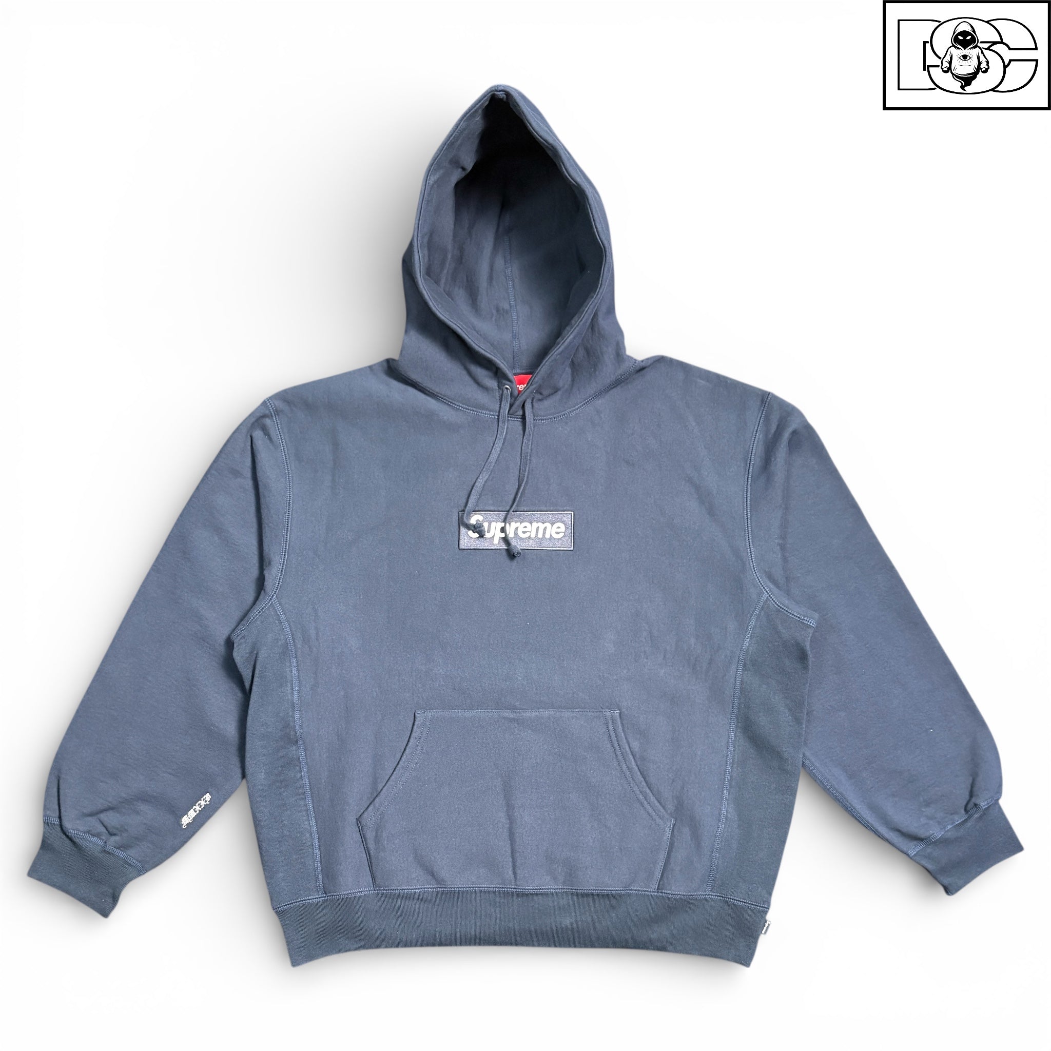Supreme Box Logo Hoodie - M - Marineblau