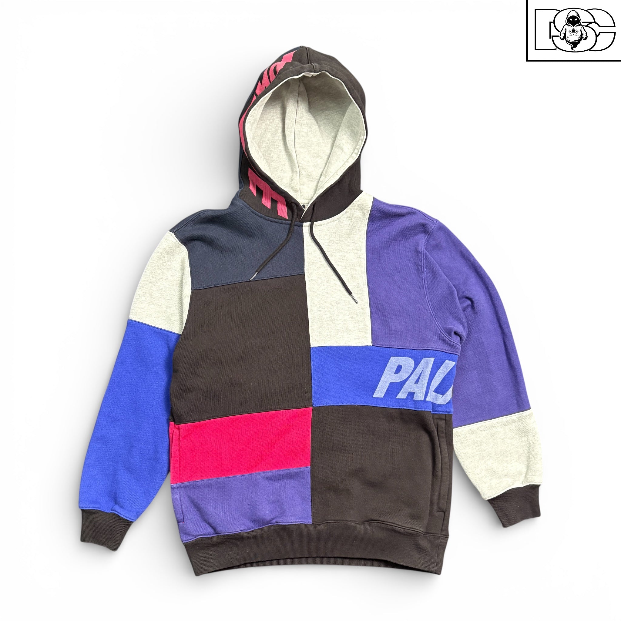 Palace Colour Block Hoodie FW19 – Multi – M