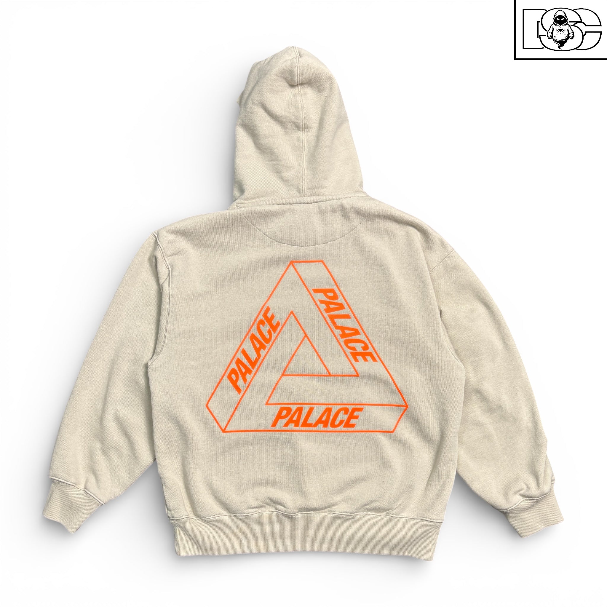 Palace Tri-Ferg Hoodie – creme/orange – M
