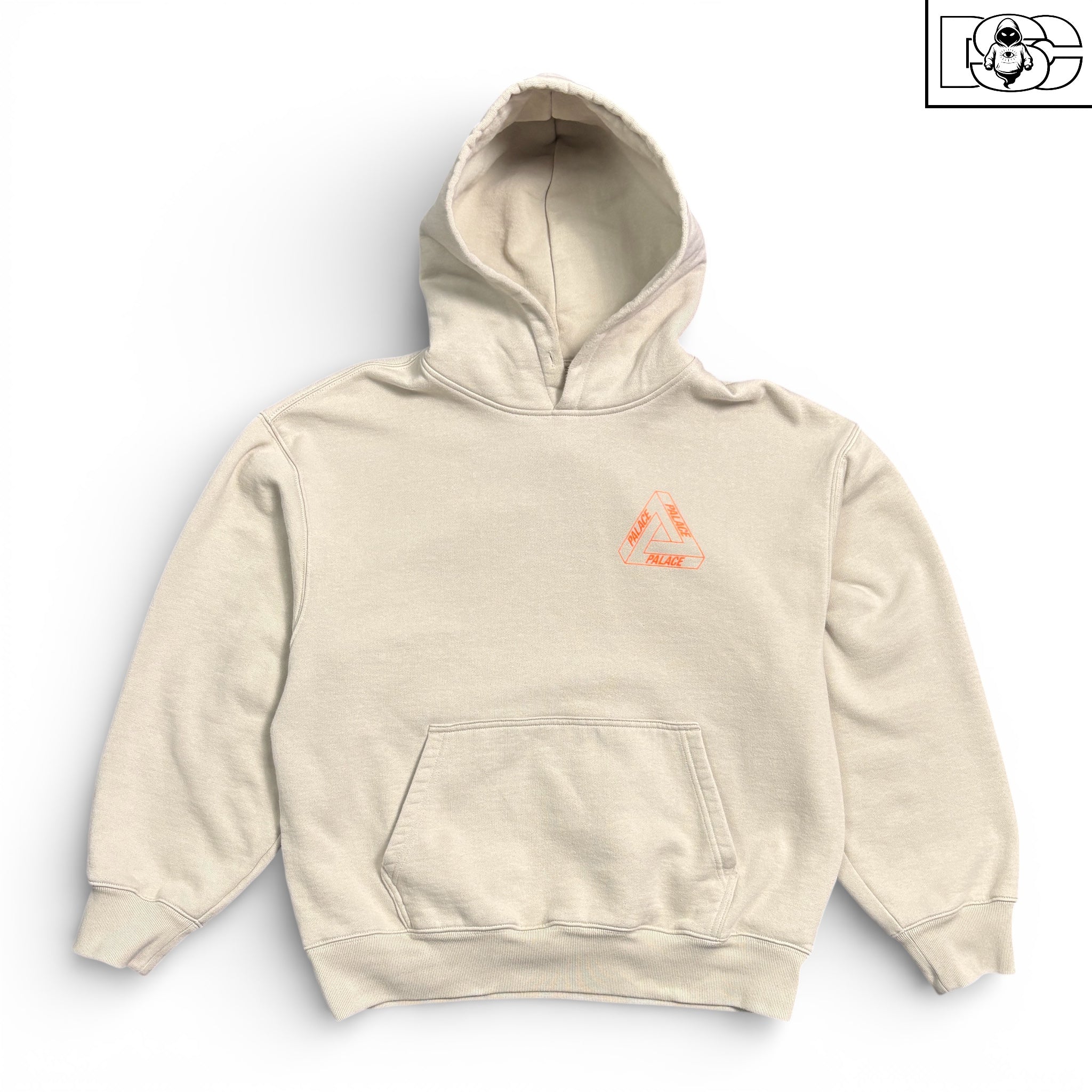 Palace Tri-Ferg Hoodie – creme/orange – M