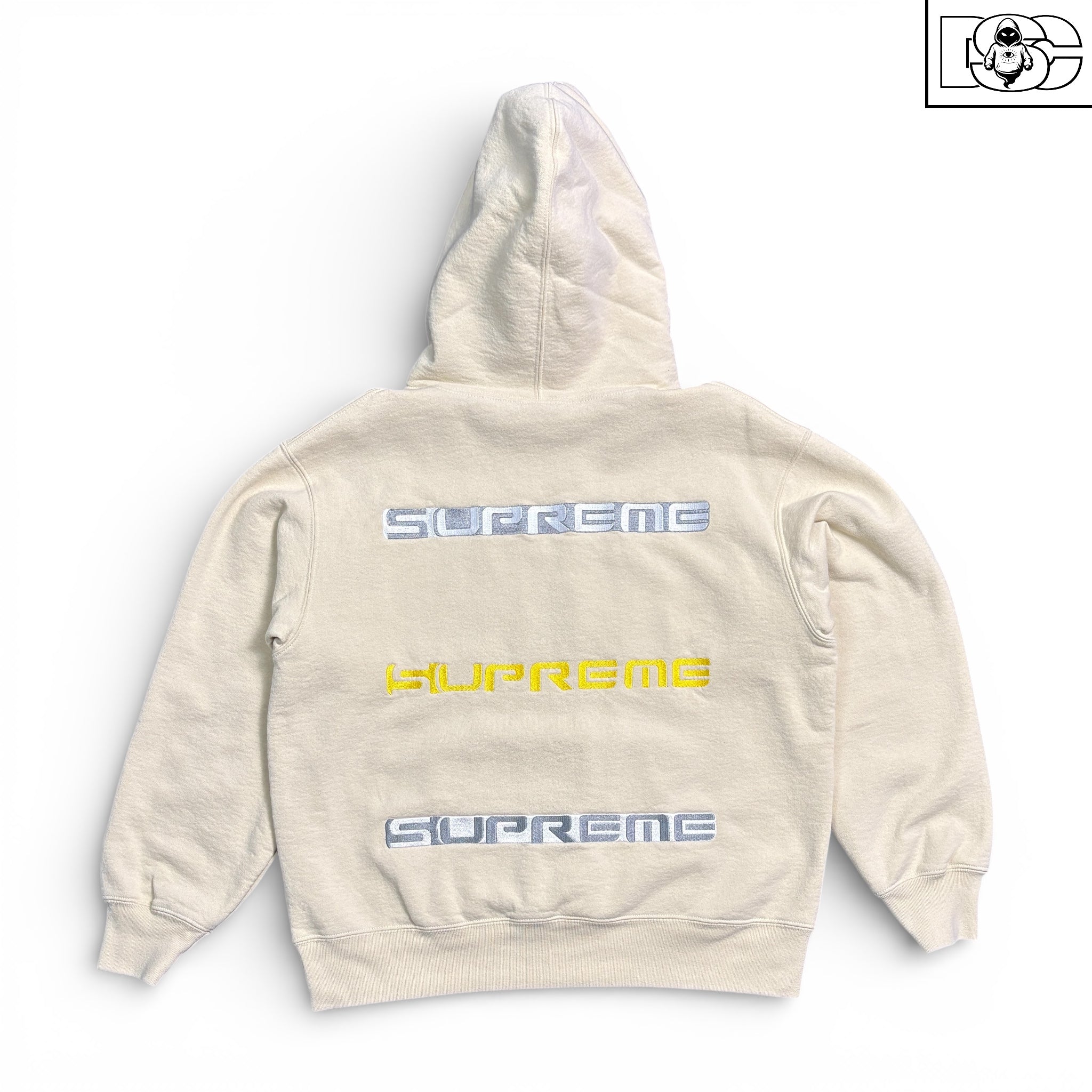Supreme AOI Stacked Hoodie – M - Natural