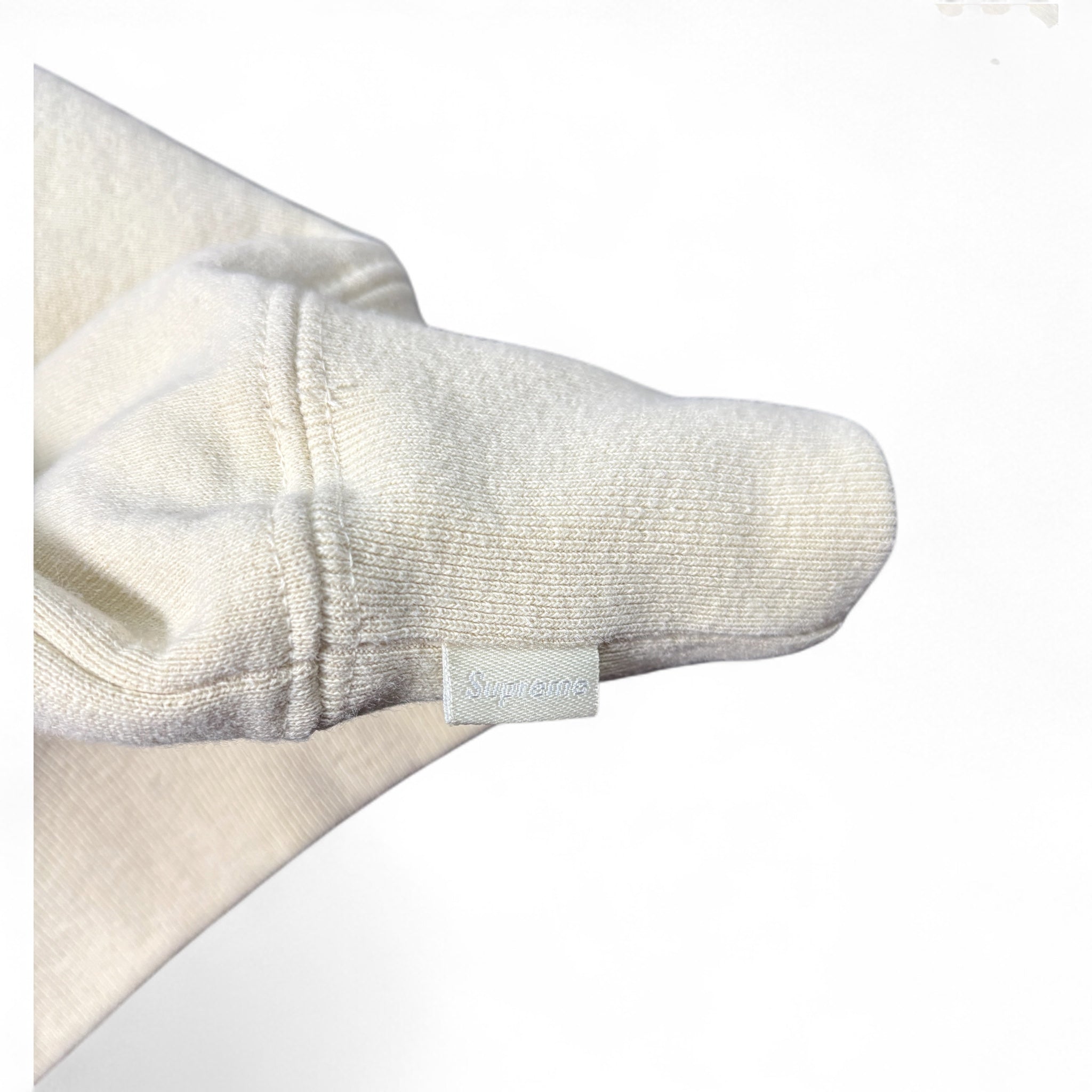 Supreme AOI Stacked Hoodie – 'Natural' – Premium Embroidery – Gr. M