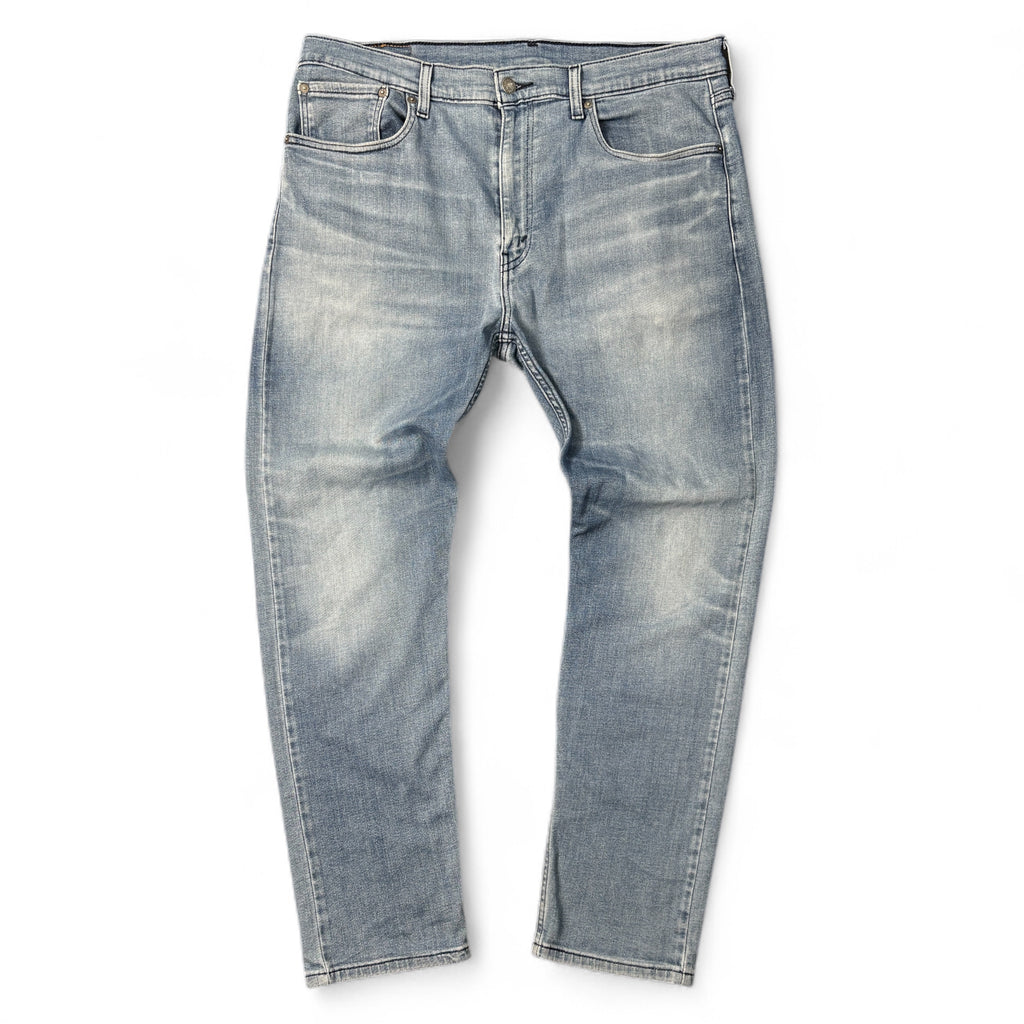 Levi’s 502 Tapered Jeans – Light Blue Vintage Wash – Gr. W35 / L28 (Maße beachten!)