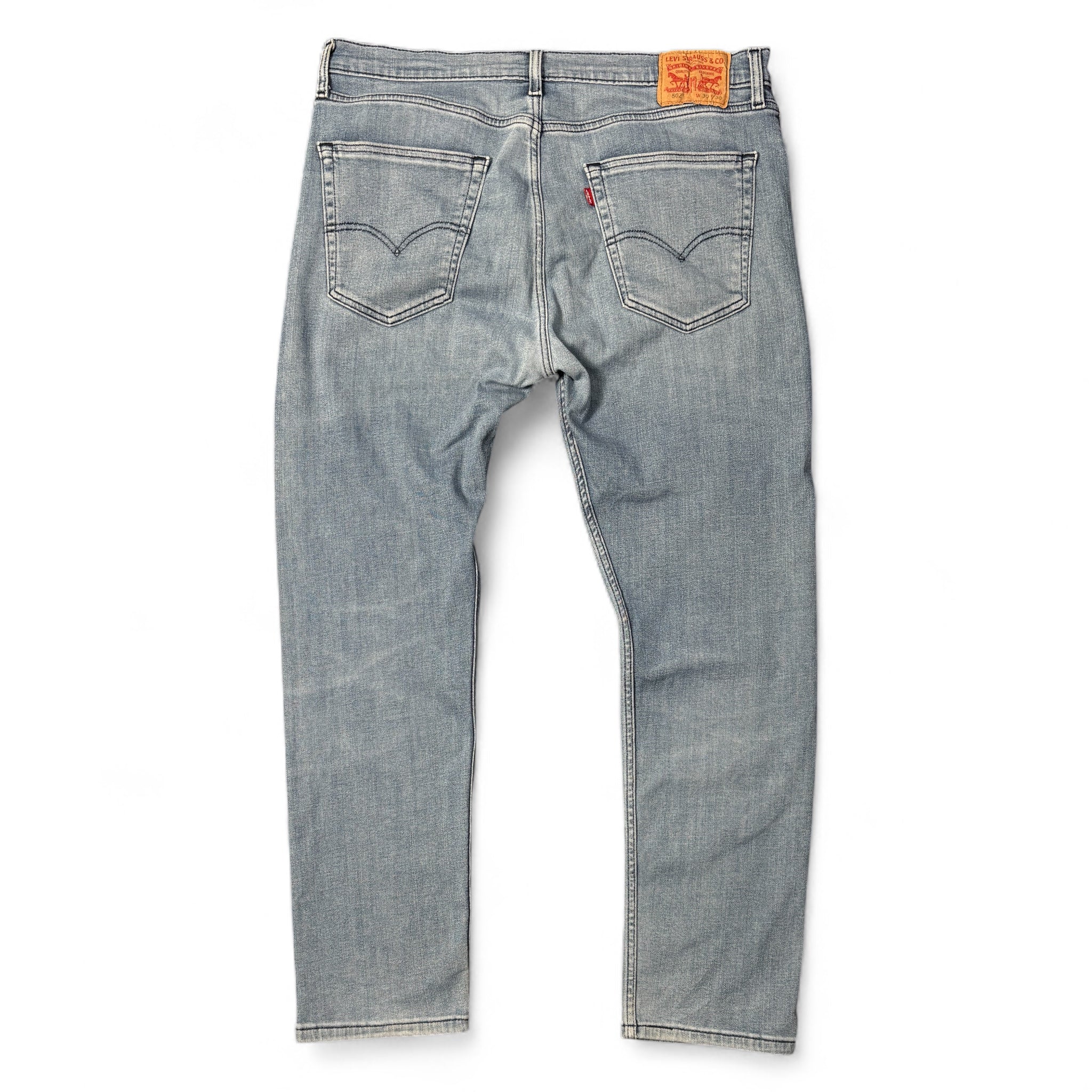 Levi’s 502 Tapered Jeans – Light Blue Vintage Wash – Gr. W35 / L28 (Maße beachten!)