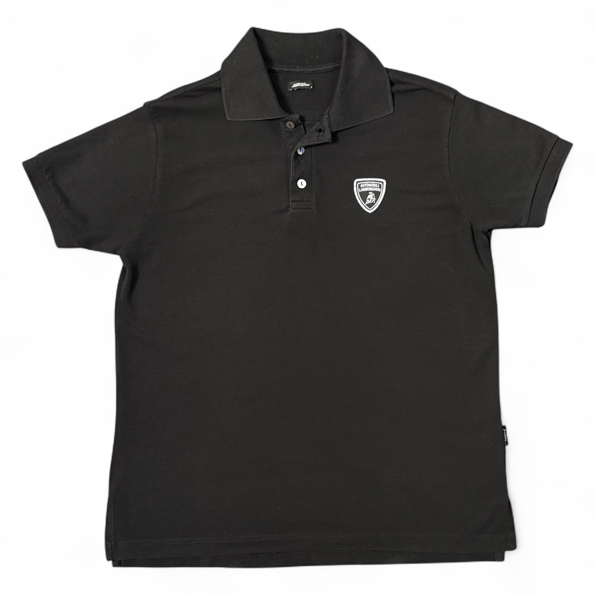 Automobili Lamborghini Polo Shirt – Black Classic Logo – Gr. M